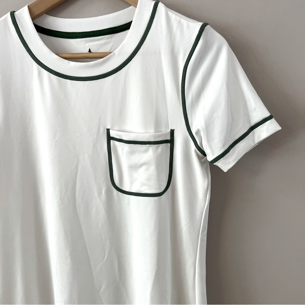 Tuckernuck White Dress with Green Accents - Picture 3 of 8